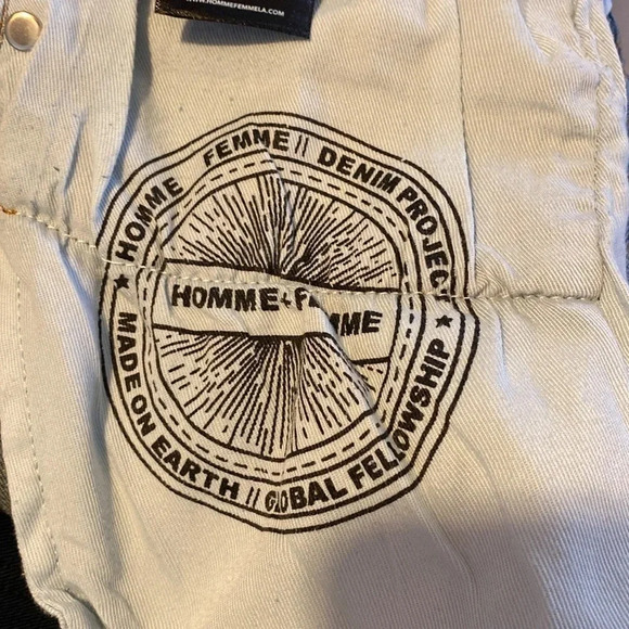HOMME FEMME TWILIGHT SUNSET JEANS 32 - Picture 9 of 13